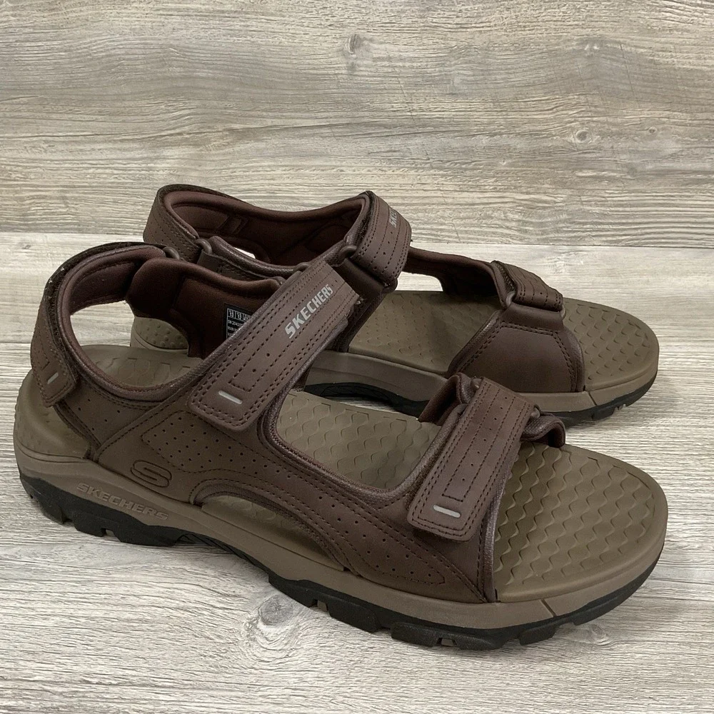 Skechers Tresman Garo 204105WW Men's Size 13 Extra Wide Relaxed Fit Luxe Foam